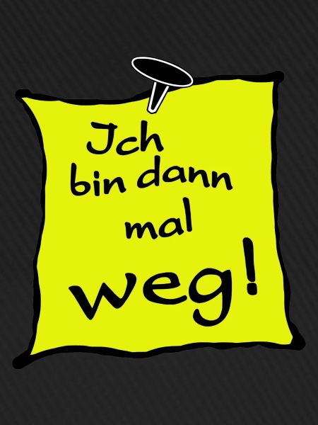 Auswandern Urlaub Tschüss
