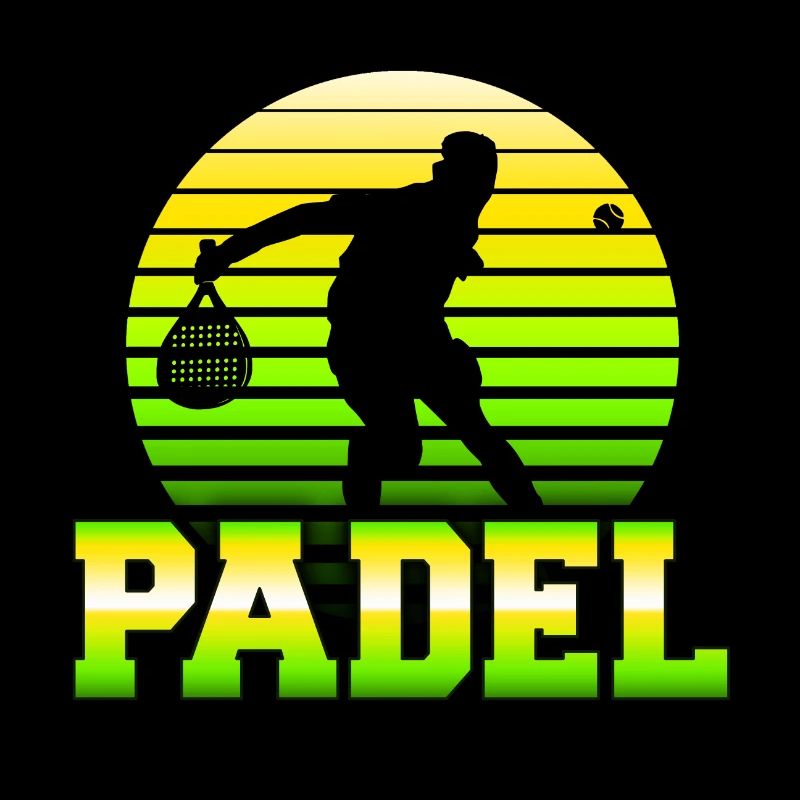 Padel Retro Sun Logo