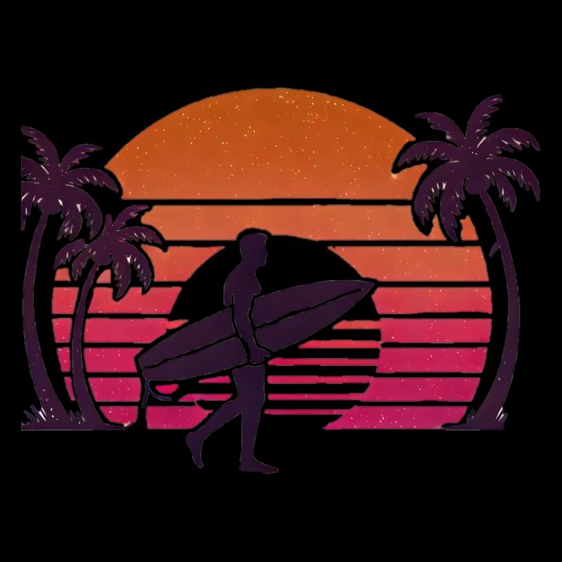 Sunset Surf Vibes 🌊🌴