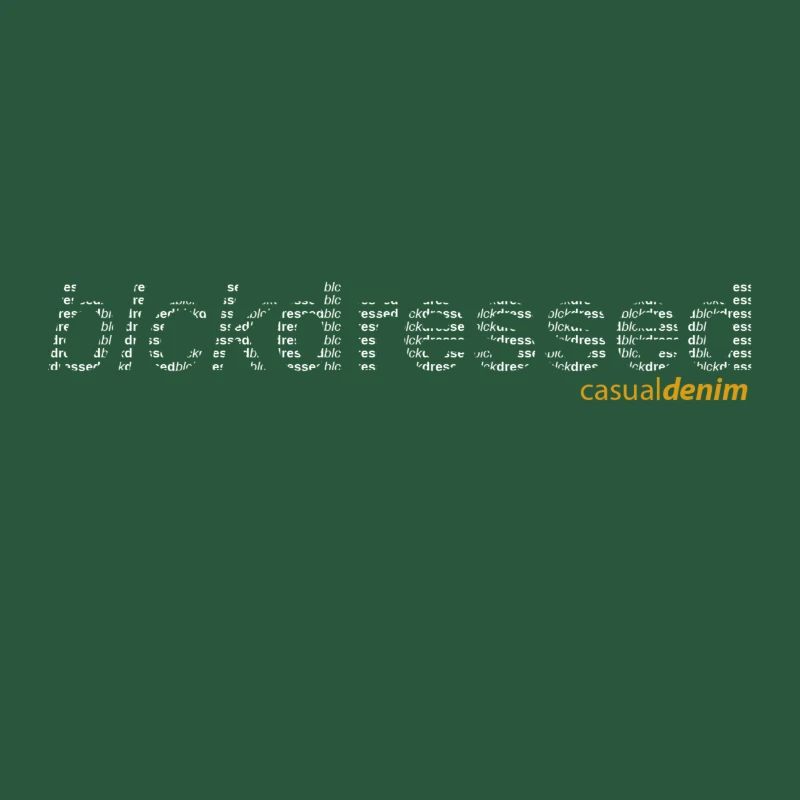 texte blckdressed dans la conception de texte