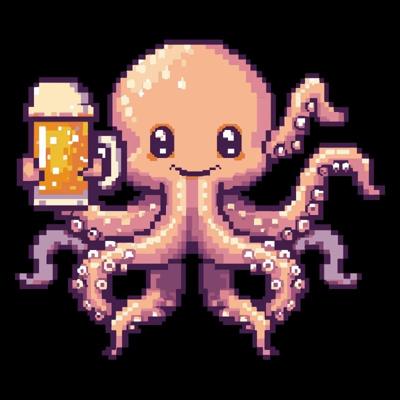 Octopus Pixel Beer
