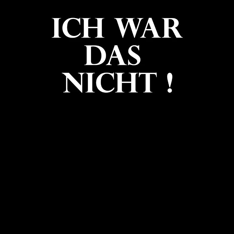 Ich war das nicht Design