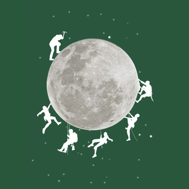 Climbing on the moon