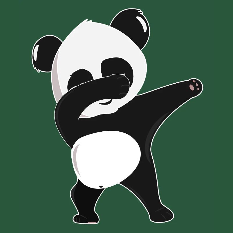 dabbing panda - dancing panda bear gift idea