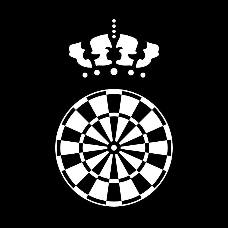 Dart Scheibe Krone