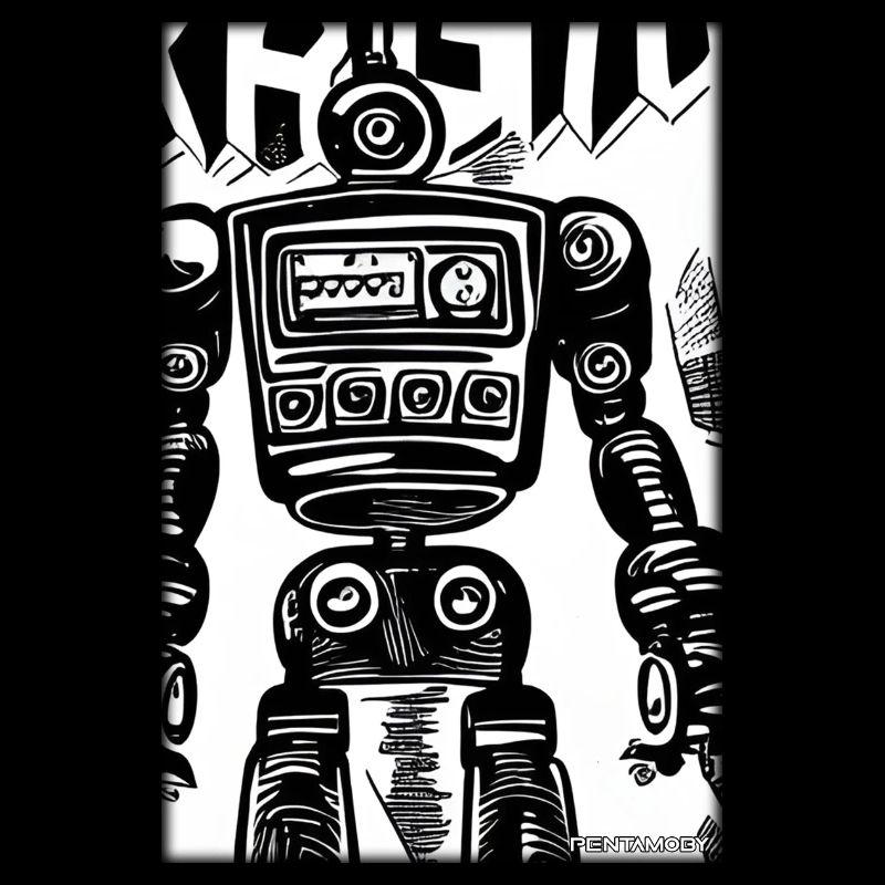 Robot Comic Future Cyborg Machine Technology