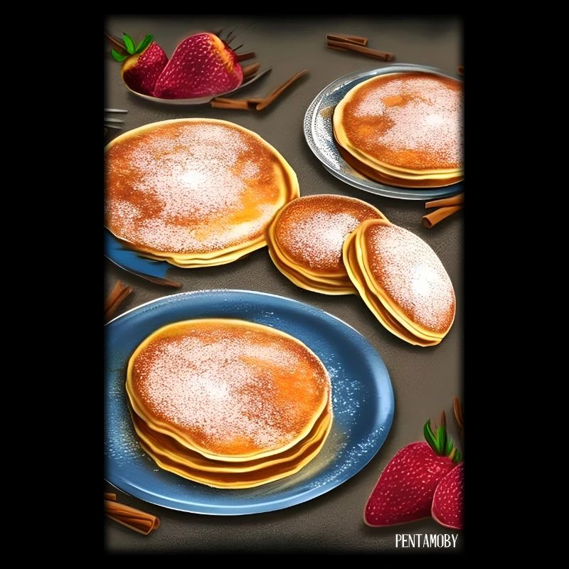 Pfannkuchen Frühstück Lecker Essen Backen Speise