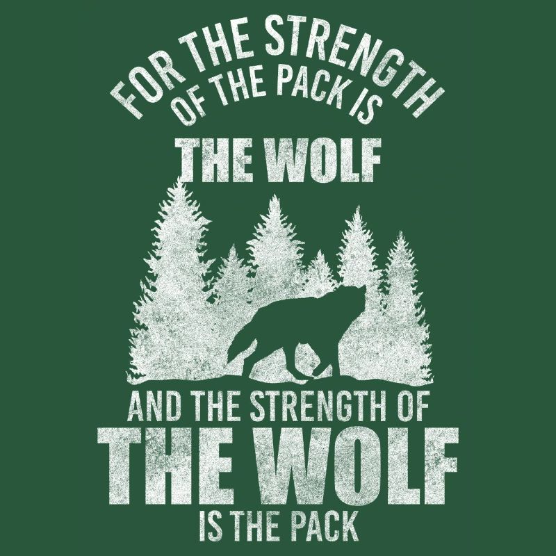 Wolves Pack Strength Nature