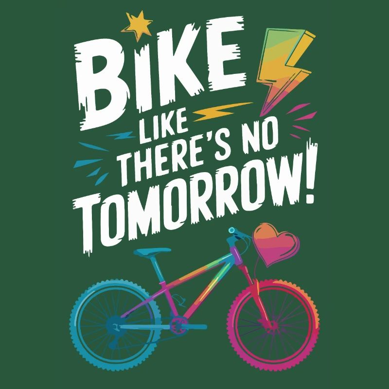 Conception de citation de motivation de vélo
