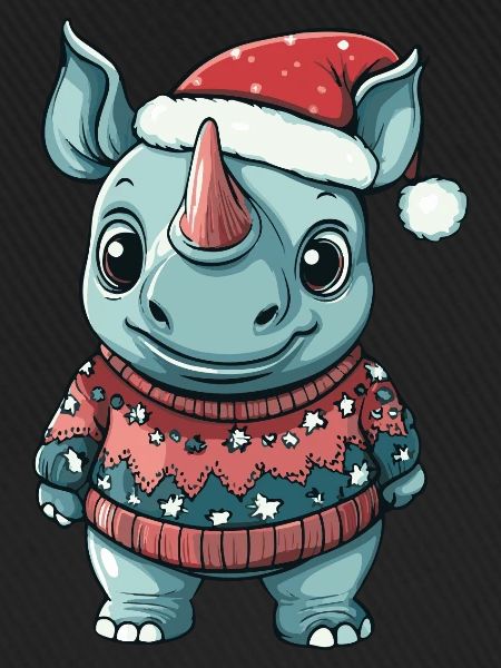 Rhino Christmas Comic