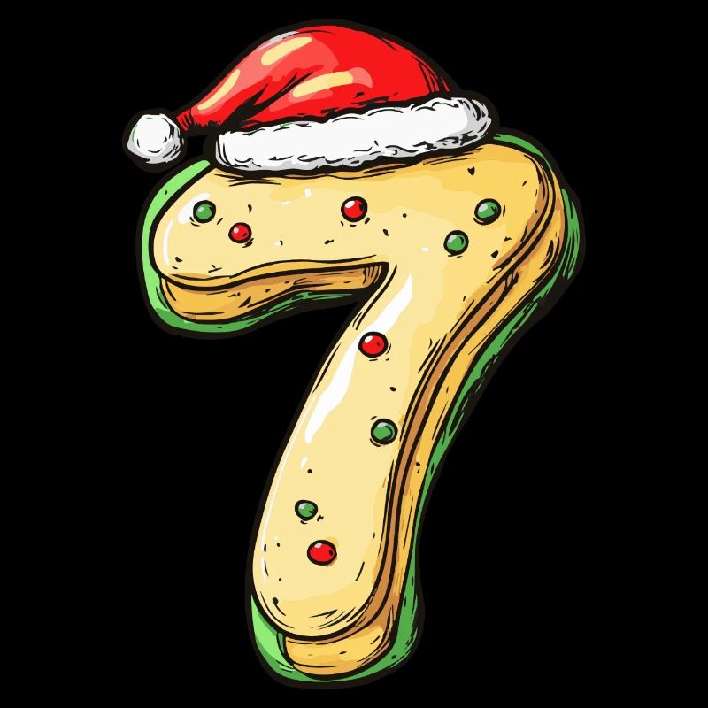 Biscuit de Noël à 7 chiffres