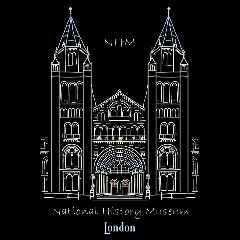 Londres, Musée d’histoire naturelle NHM, Dessin, Royaume-Uni