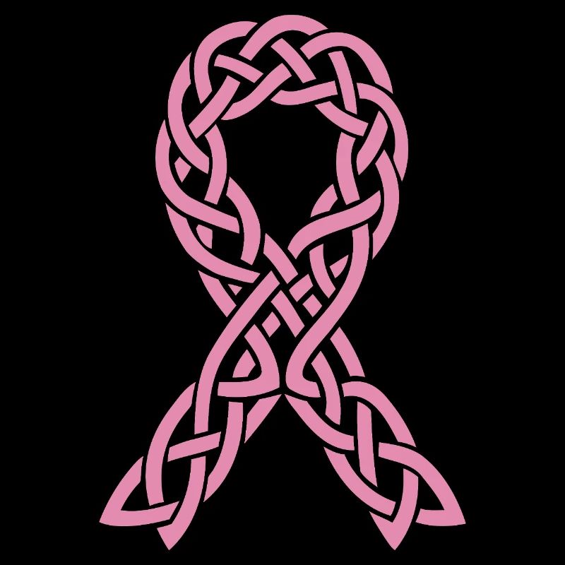 Ruban Anticancer Celtique Rose 