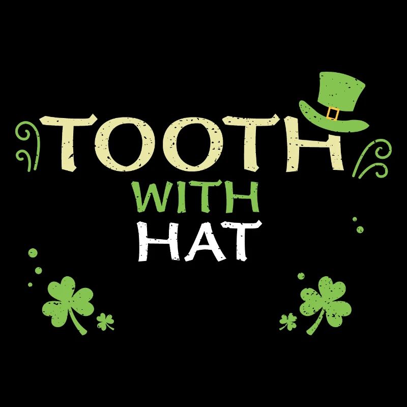 Tooth With Hat - St. Patrick's Day