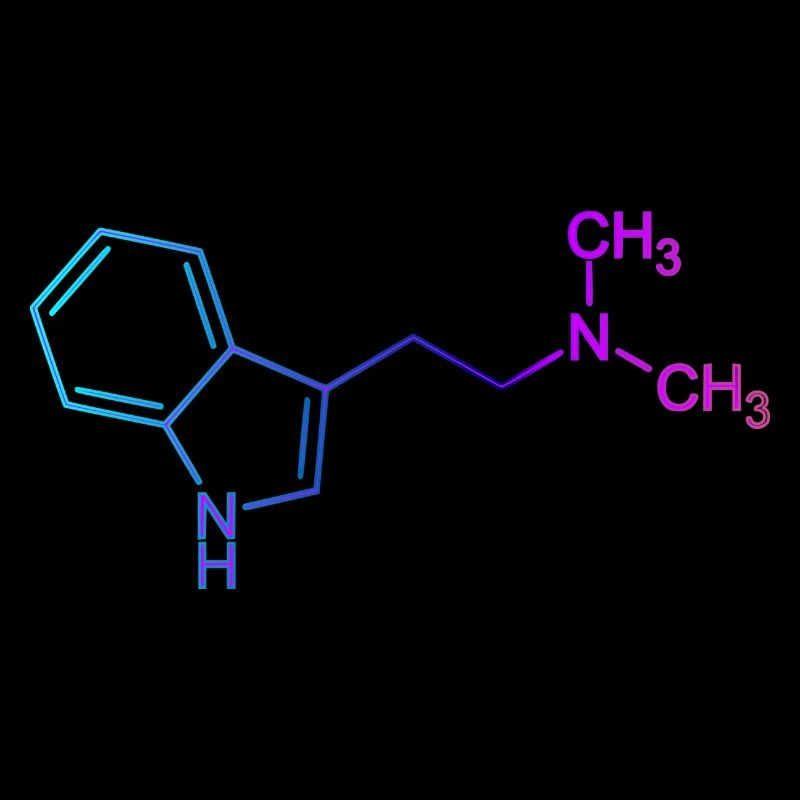 Ayahuasca DMT molecule N,N-dimethyltryptamine