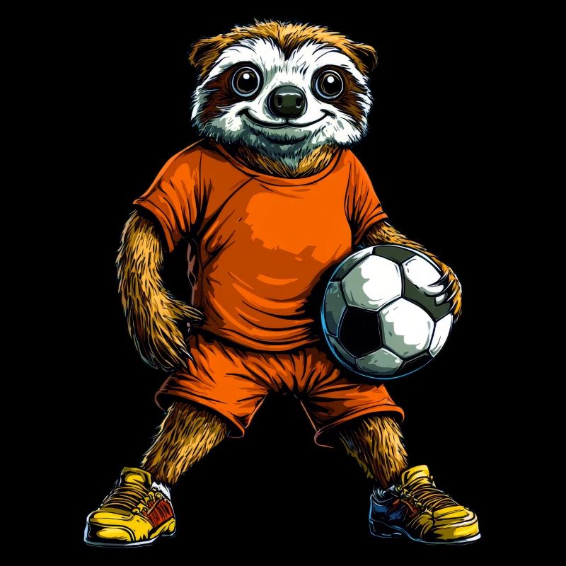 Faultier Fussballer