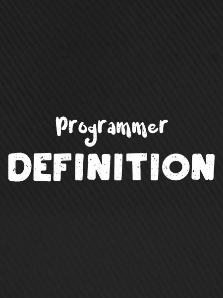 Programmer Definition - Coding