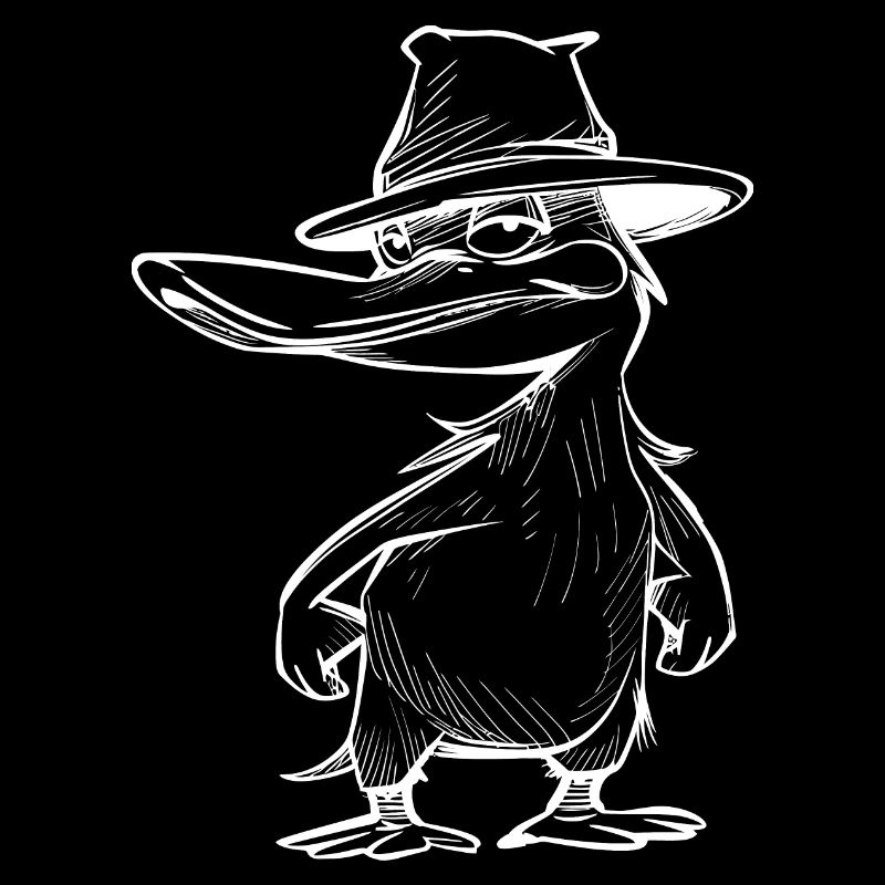 Dessin animé d’ornithorynque