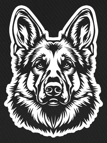 Schäferhund Hund Hundekopf