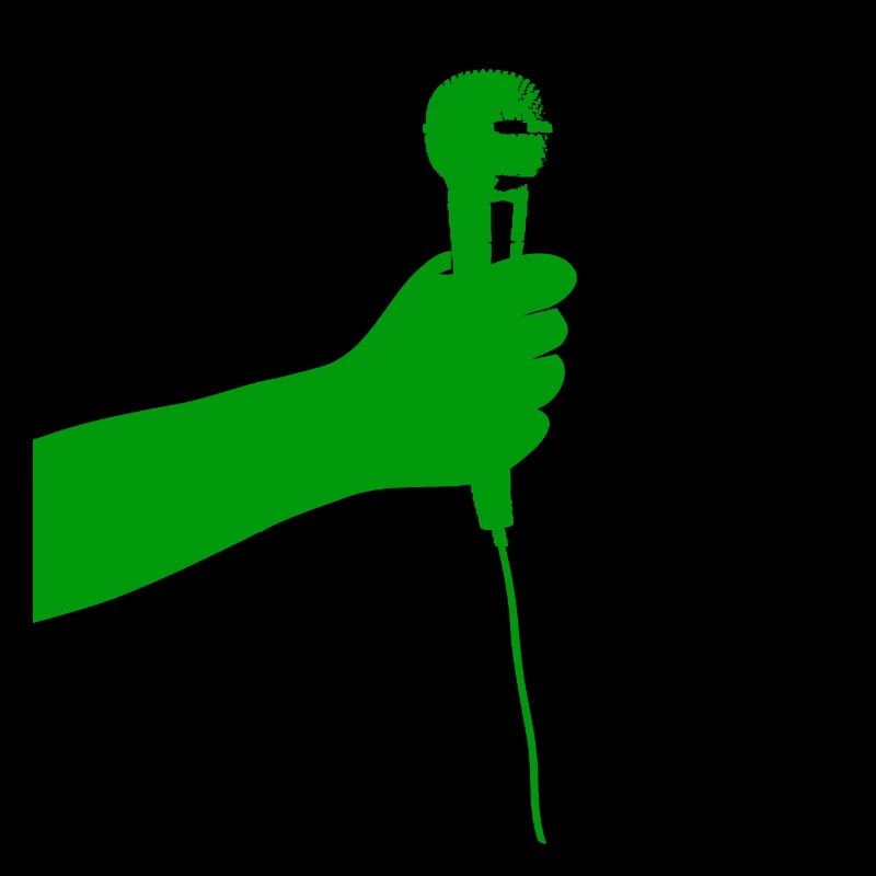 microphone (green)