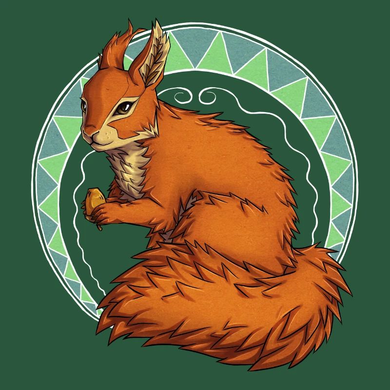 Red squirrel pattern