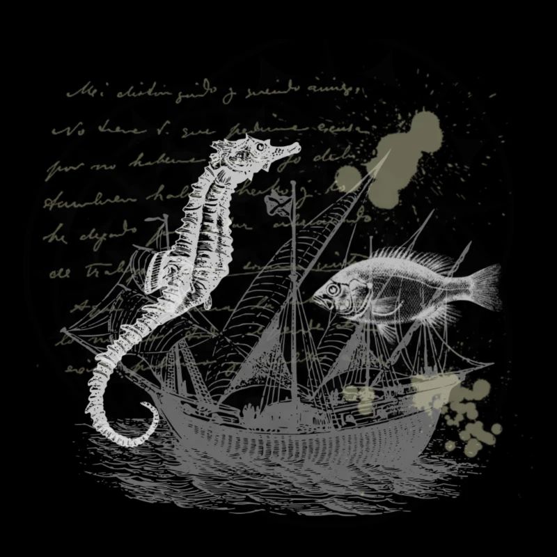 Steampunk Seepferdchen