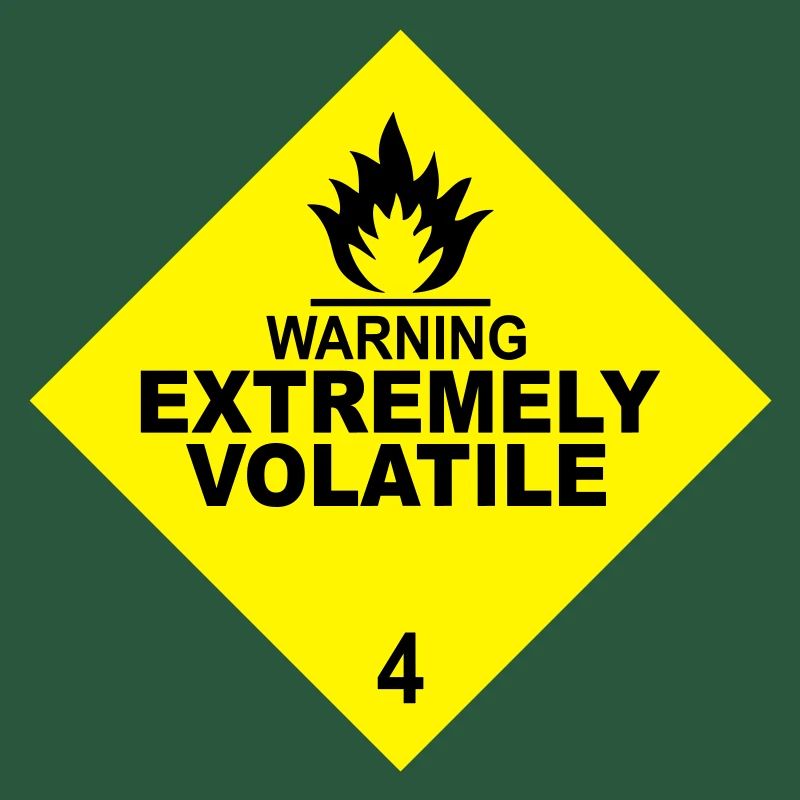 warning extremely volatile square II 2c
