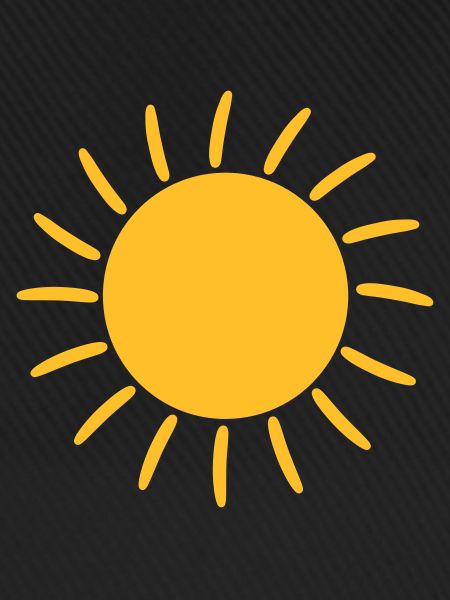 Shining sun