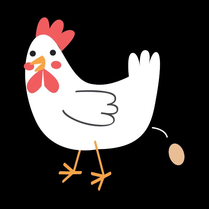 Huhn ein Ei!