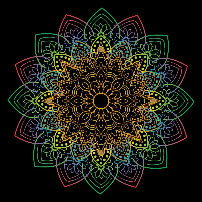 Mandala bunt by the Manzanita`s