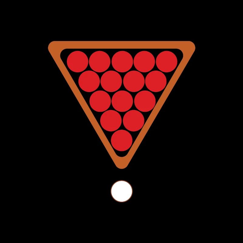 Snooker-Kugeln und Queue-Kugel Snooker Liebhaber