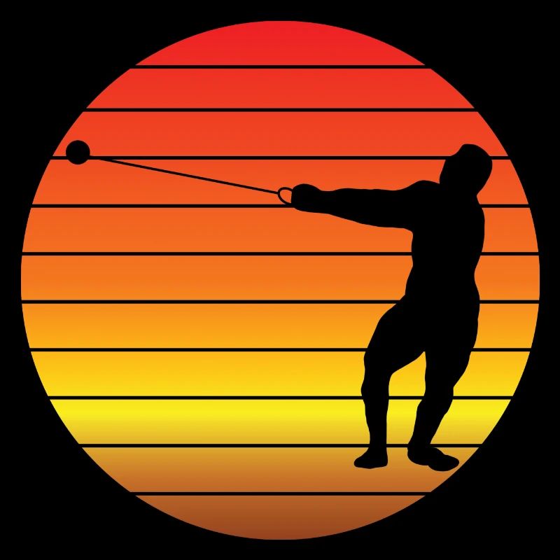 Hammerwerfen Leichtathlet Hammerwurf Hammerwerfer