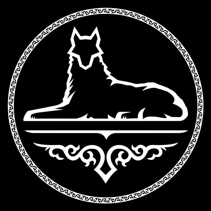 Transparenter Wolf von Ichkeria