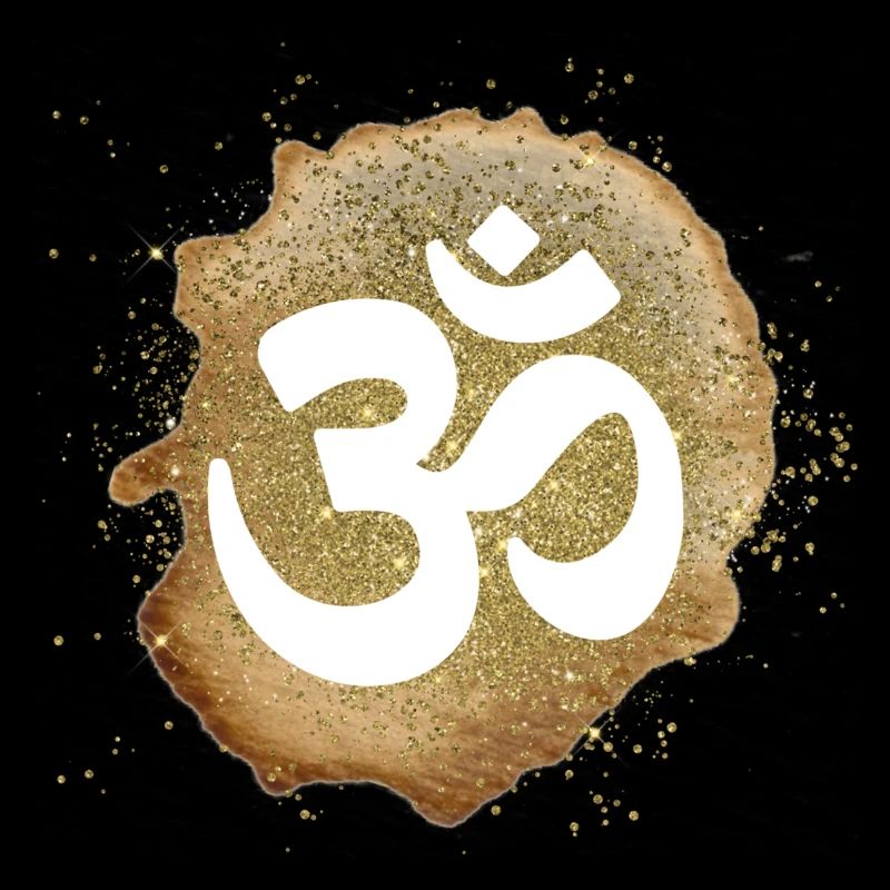 om sign gold earth elements