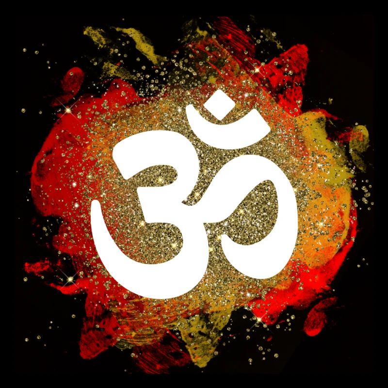 om zeichen gold feuer elemente liebe mantra