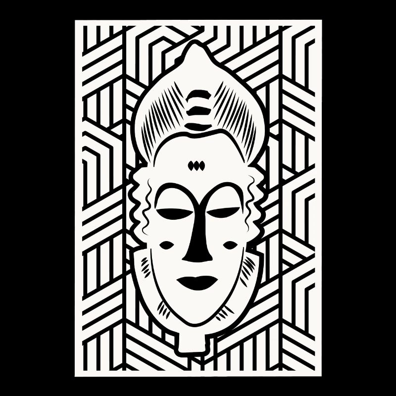 Côte d'ivoire - masque Baoulé