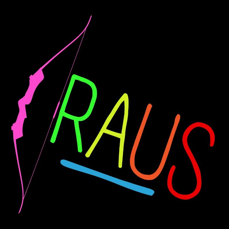 Bogen Raus Bunt