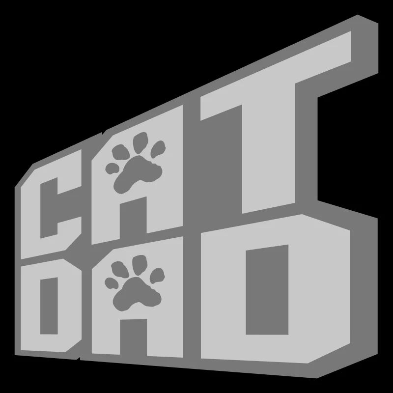 Cat Dad Logo Design