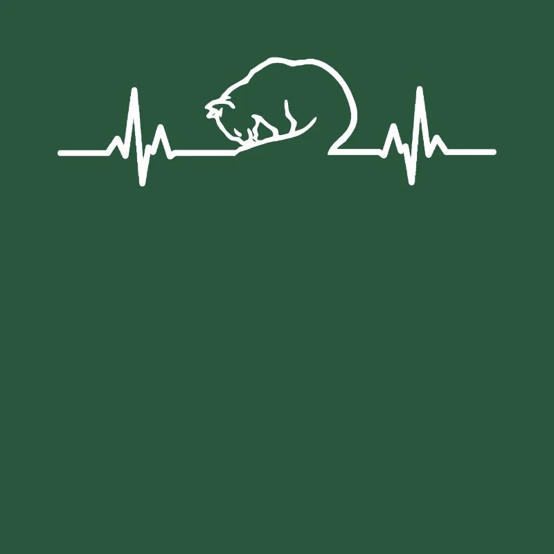 Chat léchant ECG Chat Chaton Blanc