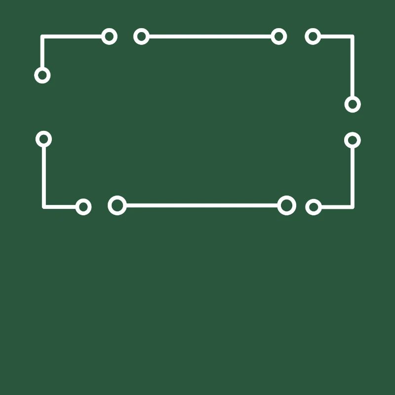 Frame Rectangular shape in white