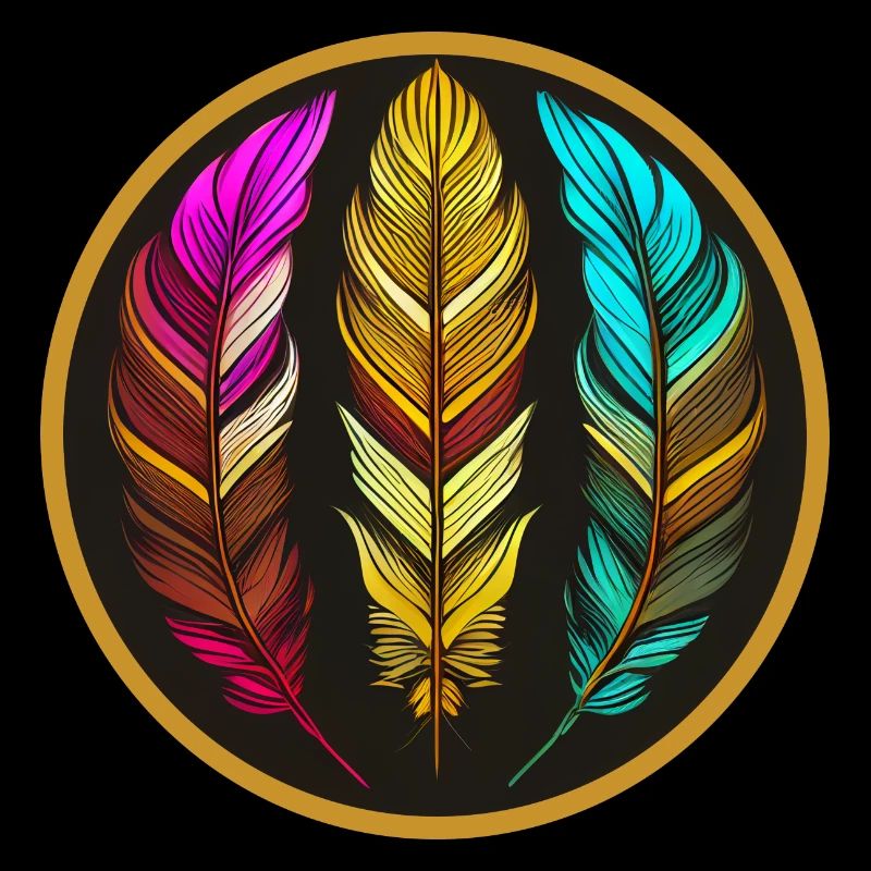 Emblem der 3 Federn