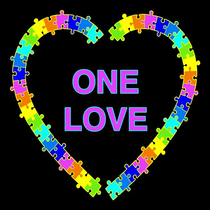 One Love Regenbogen