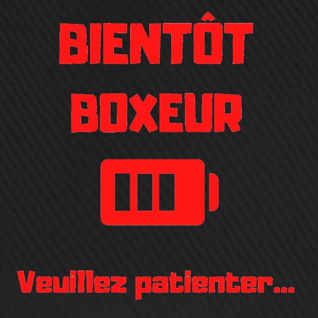 BIENTOT BOXEUR ROUGE