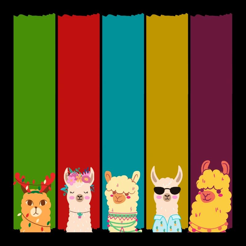 My Llama Holiday Squad