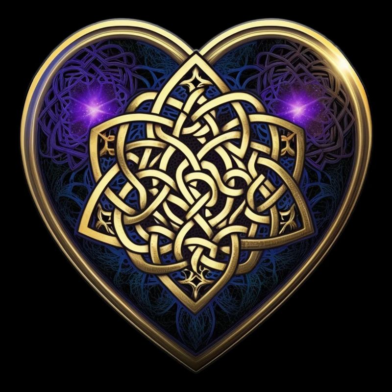 Celtic knot heart