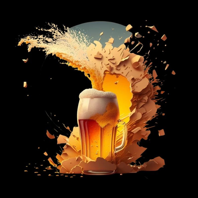 Bier Explosion Party Alkohol