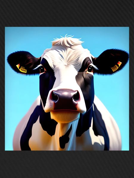 Black and White Cow
