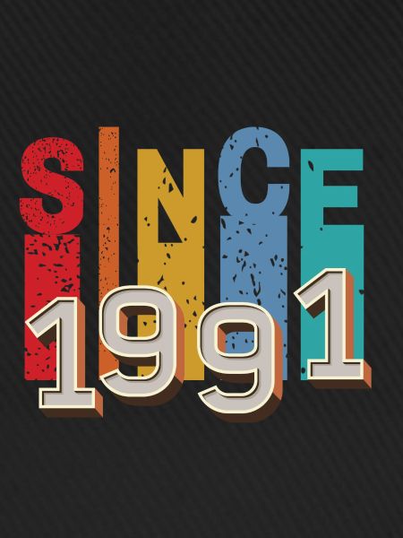 Seit 1991 retro