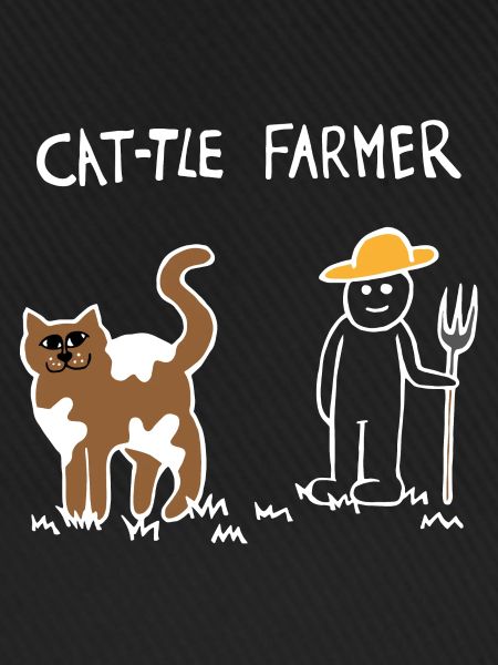 Cattle Cat Farmer (White)