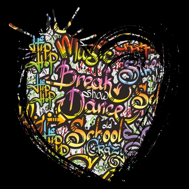 Graffiti style Splash hip hop colors painter color